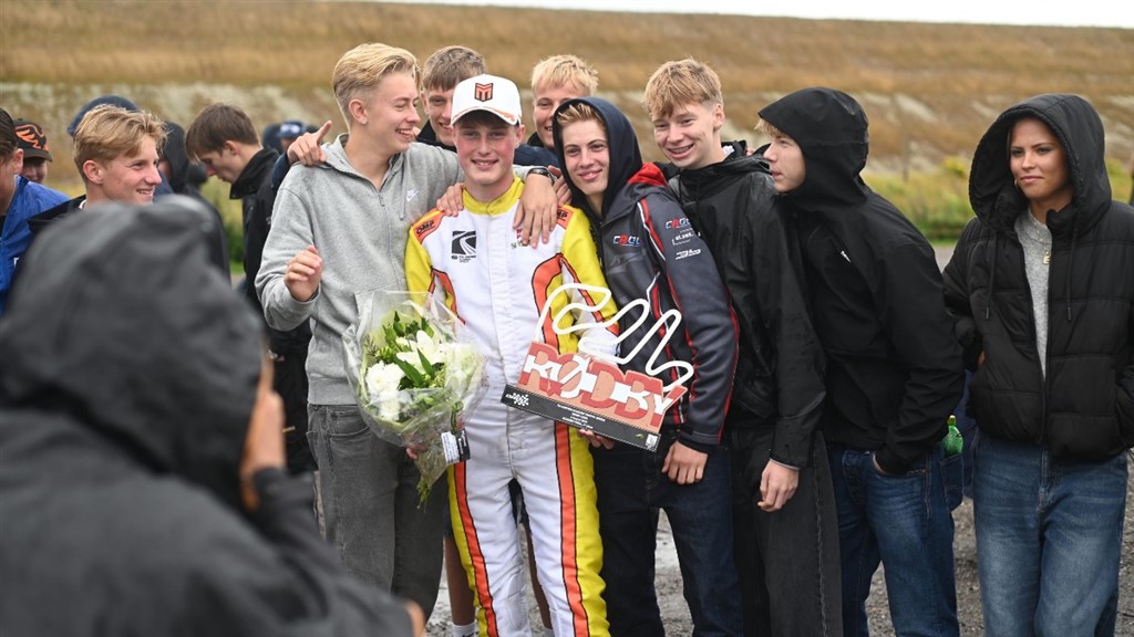 FIA-podie til Niklas Vejen i Rødby
(Foto: Christian Hildgaard Hansen)